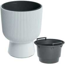Plastikust lillepott Prosperplast Milly, 36,5 x 30 cm, valge