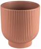 Lillepott Black Red White Terra, keraamiline, 13,5 cm, lõhevärvi