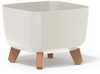 Lillepott Prosperplast Gracia Square, DGQL240-S449, valge