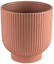 Lillepott Black Red White Terra, keraamiline, 13,5 cm, lõhevärvi
