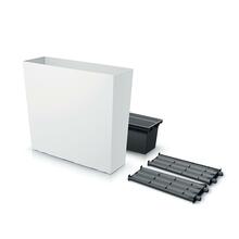 Lillepott Prosperplast URBI CASE TOWER, valge