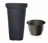 Lillepott Prosperplast Classic Tower, 40 cm, must