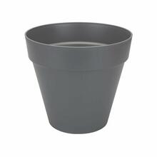 Lillepott Elho Loft Urban, ümmargune, 40 cm, antratsiithall, ratastega
