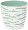 Lillepott FORM PLASTIC Sahara Duo, 28 cm, valge/heleroheline, 10,7 L
