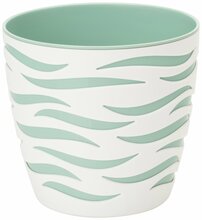 Lillepott FORM PLASTIC Sahara Duo, 28 cm, valge/heleroheline, 10,7 L