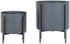 Lillepottide komplekt House Nordic Pavia, teras, tumehall, 26,5 x 26,5 cm, 2 tk