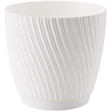 Lillepott Form Plastic Mika 170 10489423, polüpropüleen, 17 cm, valge