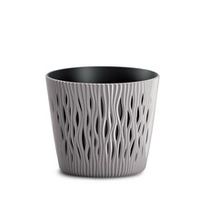 Lillepott Prosperplast Sandy Round, 7,9 l, D262 x H222 mm, mocca