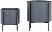 Lillepottide komplekt House Nordic Pavia, teras, tumehall, 26,5 x 26,5 cm, 2 tk