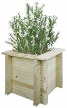 Puidust lillepott Timbela M610-1, 35 cm
