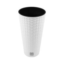 Lillepott Prosperplast Rato Tubus, 57 x 30 cm, valge
