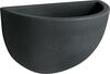 Seinale kinnitatav lillepott Nicoli Clio, 32 x 18 x 21 cm, antratsiit
