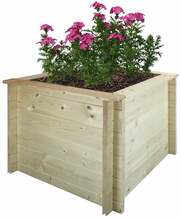 Puidust lillepott Timbela M621-1, 57 cm