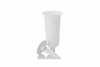 Kalmuvaas Form Plastic Dama 1070, 13 x 32,7 cm, valge