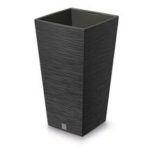 Lillepott Prosperplast Furu Square, antratsiit, 20 x 20 x 38 cm