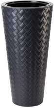 Lillepott Form Plastic Makata Slim 2850-14, plastik, 40 cm, tumehall