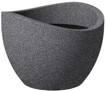 Lillepott Scheurich Granit, plastik, 50 cm, tumehall