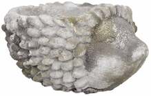 Lillepott Home4you Hedgehog, 20 x 15 cm, betoon, hall