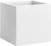 Lillepott Nicoli Momus 35, 35 x 35 x 35 cm, valge