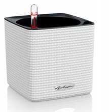 Lillepott Lechuza Cube Color 14, valge