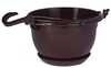 Riputatav lillepott Form Plastic Malta 2502, plastik, 21 cm, pruun