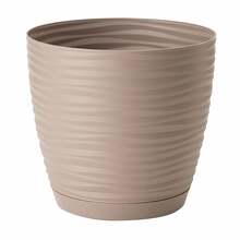 Lillepott Form Plastic Petit 3000, 10.7 cm, pruun