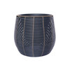 Lillepott Home4you Wicker, D45 x H40 cm, must/pruun