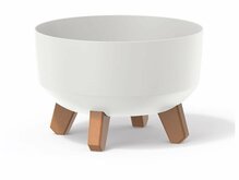 Lillepott Prosperplast Gracia DGRL240L-S449, valge, 23,5 cm