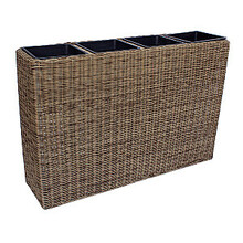 Lillekast Wicker, HOME4YOU, 89 x 24 x 60 cm, helepruun