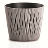 Lillepott Prosperplast Sandy Round, pruun, 14 x 16 cm