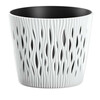 Lillepott Prosperplast Sandy Round, 11 x 13 cm, valge