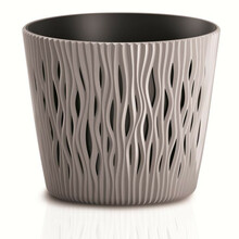 Lillepott Prosperplast Sandy Round, pruun, 14 x 16 cm