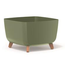 Lillepott Prosperplast GRACIA SQUARE, 27 cm, mulla roheline
