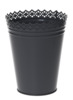 Lillepott OTE Lilly, metall, 15 cm, hall, 10 tk