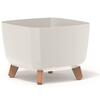 Lillepott Prosperplast Gracia Square, DGQL300-S449, valge