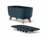Plastikust lillepott Prosperplast Gracia Case, antratsiit, 58 x 24 x 23,5 cm