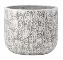 Lillepott Home4you Louna, 37 x 30 cm, valge/hall