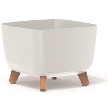 Lillepott Prosperplast Gracia Square, DGQL300-S449, valge