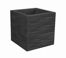 Lillepott Nicoli Elegance Quadro 30, 30 x 30 x 30 cm, antratsiit