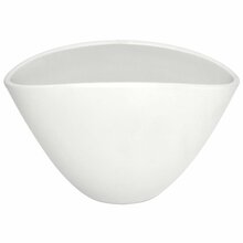 Lillepott Domoletti, keraamika, 18 cm, valge