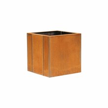 Lillepott GrillSymbol Clara-L, 50 x 50 x 50 cm, roostekarva teras