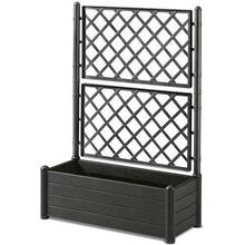 Lillekast trellitatud Stefanplast, 100 x 43 x 142 cm, grafiit