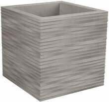 Lillepott Nicoli Elegance Quadro 30, 30 x 30 x 30 cm, tuha