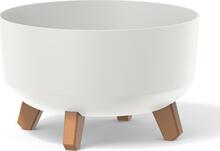 Lillepott Prosperplast Gracia Low, DGRL300L-S449, valge