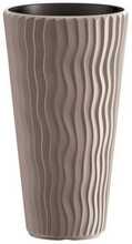 Lillepott Prosperplast Sandy DPSP300, plast, 29.7 cm, pruun