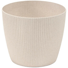 Lillepott Lamela Jumper 867-05, plastik, 11 x 11 cm, valge
