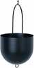 Riputatav lillepott Home4you Deia, D16 x H15/32 cm, must