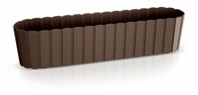 Piklik lillepott Prosperplast Boardee, pruun, 58,7 x 14,4 x 13 cm