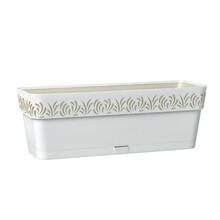 Lillekast Gaia, 49,5 cm, valge, Stefanplast