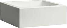 Lillepott Nicoli Minos, 25 x 25 x 12 cm, valge